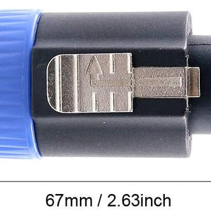 MR DJ SPMH2 2 pcs Speakon Male Head Connector Allows for Speaker Cables