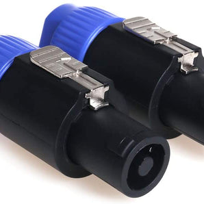 MR DJ SPMH2 2 pcs Speakon Male Head Connector Allows for Speaker Cables