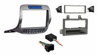 Thumbnail for Metra 99-3010S-LC Silver Double/Single DIN Installation Kit for Chevy Camaro 2010-2015