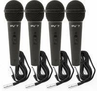 Thumbnail for 4 Peavey PV 7 ND Magnet Dynamic Microphone with 1/4