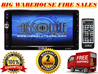 Thumbnail for Absolute DD-4000AT 7-Inch Double Din DVD / CD / MP3 / USB & TOUCH Screen