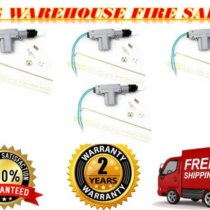 Power door lock actuator motor with easy installation features and 360-degree rotating connecting rod.