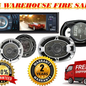 DMR-380BTAD DVD/CD/MP3/AM/FM & 2 Pairs of 6.5" & 6x9" speaker
