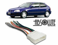 Thumbnail for Absolute USA H804/1720 Radio Wiring Harness for Honda/Acura 1986-1998