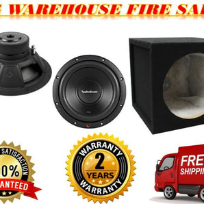 Rockford Fosgate R2D4-12 12" Subwoofer 500W + SS12 Enclosure Bass Package