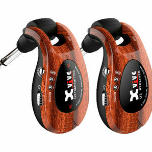 Xvive Audio U2 Wood Digital Wireless System 2.4 GHz for Guitars