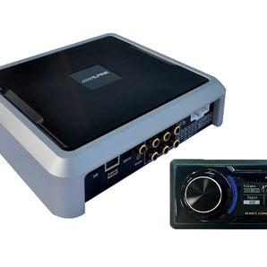 Alpine PXE-0850X 8-channel car amplifier with digital signal processing 25 watts RMS x 8