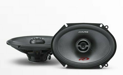Alpine SPR-68 <br/> 600W Max (200W RMS) 6" x 8" R-Type 2-way car speakers  fits 5"x7" and 6"x8" openings