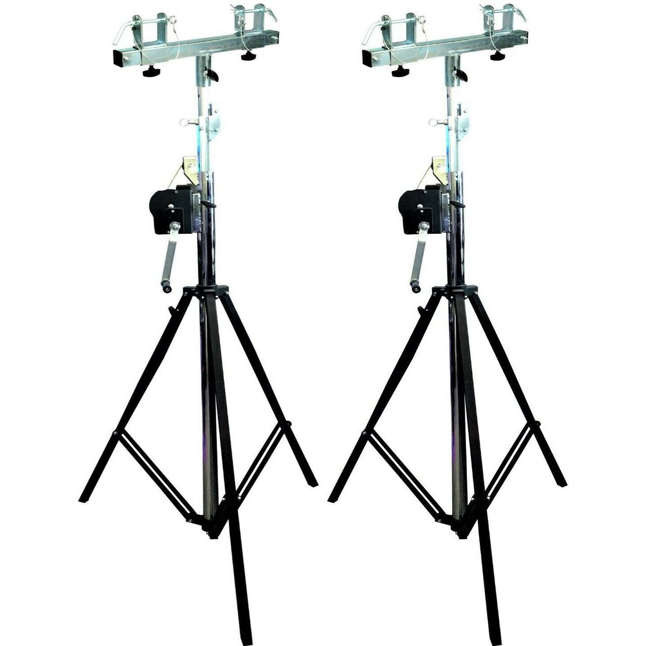 MR Truss ST200 & SBC250 Crank Light Stand<br/> Pro Lighting 10 Foot Crank Light Stand & Square Truss T-Bar Adapte