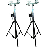 Thumbnail for MR Truss ST200 & SBC250 Crank Light Stand<br/> Pro Lighting 10 Foot Crank Light Stand & Square Truss T-Bar Adapte