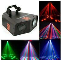 Thumbnail for MR DJ DOUBLESHOOTER 16 Patterns 2 Eyes DMX512 Stage Lighting 102 LED Lights Party DJ Disco