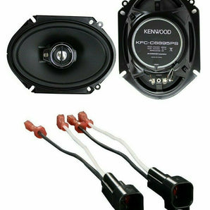 Rear Kenwood Factory Speaker Replacement Kit Fit 1998-11 Ford Crown Victoria
