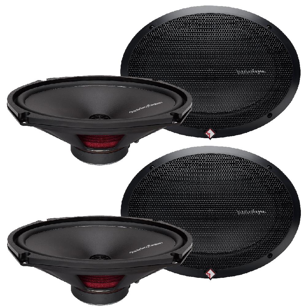 Rockford Fosgate Prime R169X2 6"x9" 2-way car speakers 2 Pairs (4 Pack)