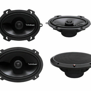 Rockford Fosgate P1572 5x7" 120W + P1692 6x9" 150W Car Speakers