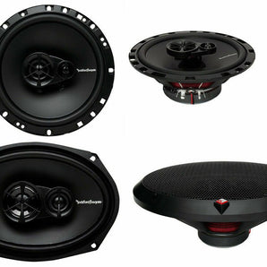 Rockford Fosgate R169X3 6x9" 260W 3 Way + R1675X 6.75" 2Way Car Speakers Coaxial Combo