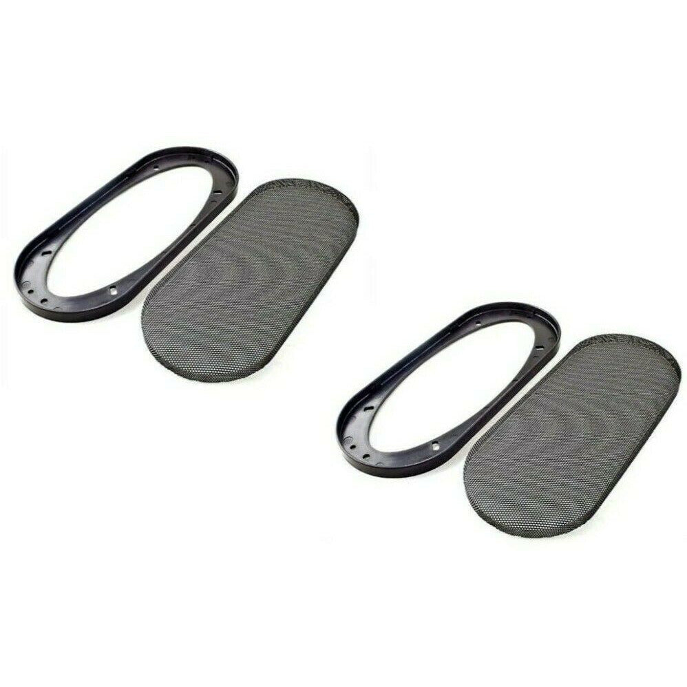 2 Absolute USA CS4x10 Universal 4x10" Car Speaker Coaxial Component Protective Grills Covers
