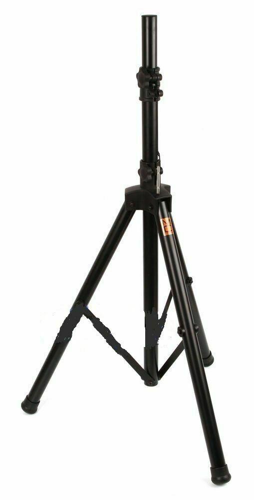 MR DJ SS310B Speaker Stand Universal Black Heavy Duty Folding Tripod PRO PA DJ Home On Stage Speaker Stand Mount Holder