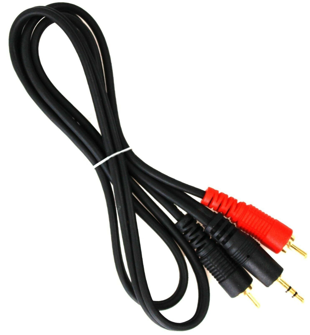 Absolute USA Y Cable Splitter 1-Mini Plug, 2-RCA Plugs (6 feet)