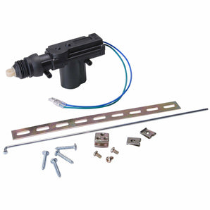 XP Audio power door lock actuators with wires and mounting hardware for reliable use in vehicles.