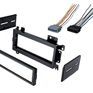 CFK510, CWH634 Single Din Dash Kit Wiring Harness for 1984-2001 Dodge