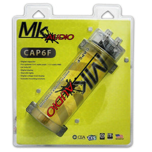 MK Audio CAP6F Digital Power Capacitor System w/ 6000 Watts Peak/3000 Watts RMS