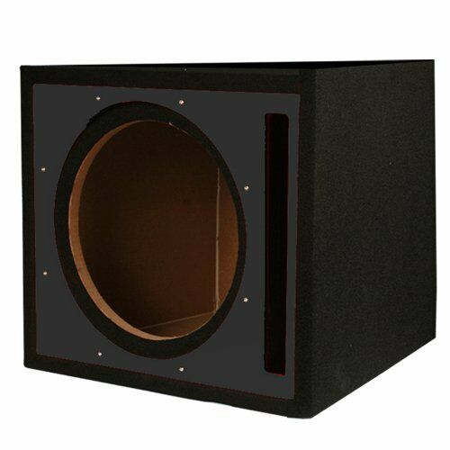 Absolute PSEB10BK Single 10-Inch Ported Subwoofer Enclosure with Black High Gloss Face Board