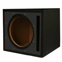 Thumbnail for Absolute PSEB10BK Single 10-Inch Ported Subwoofer Enclosure with Black High Gloss Face Board