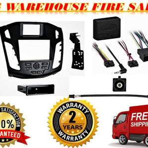 Radio Installation Dash Kit + Interface + Antenna Ford Focus 12-14