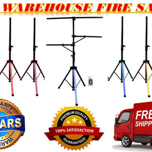 TRUSS Color LED lighting TBar Stand LED Lighting Built Into Tripod Legs