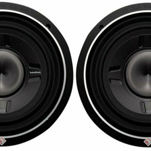 2 Rockford Fosgate P3SD4-12 1600W 12" Dual 4Ohm Shallow Mount Truck Car Subwoofer