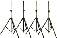 Thumbnail for 4 MR DJ SS300B Pro Audio DJ Heavy Duty Tripod Speaker Stands