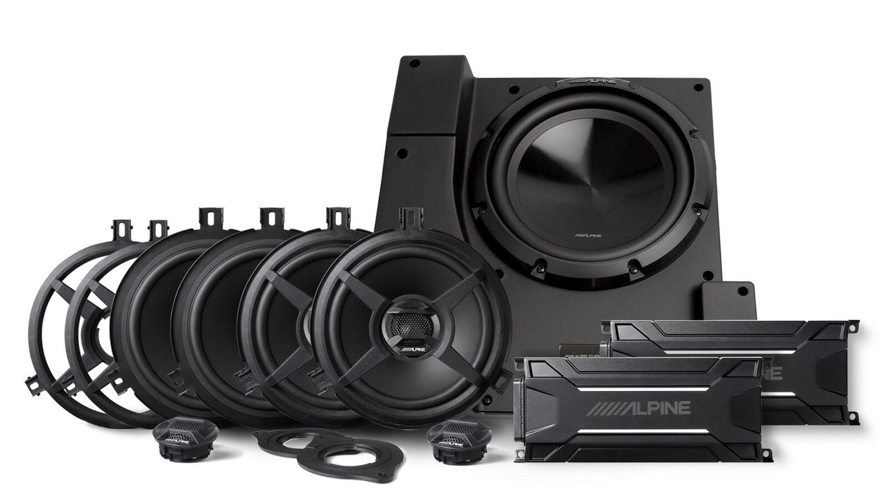 Alpine PSS-22WRA Direct-fit complete speaker system for select 2011-18 Jeep Wrangler JK Unlimited models