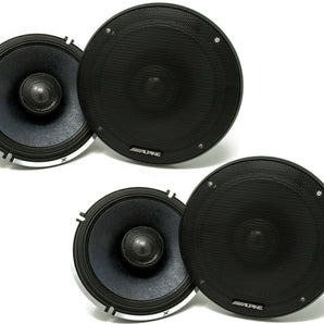 Alpine X-S65 Bundle - Two pairs of X-Series 6.5 " Coaxial 2-Way Speakers