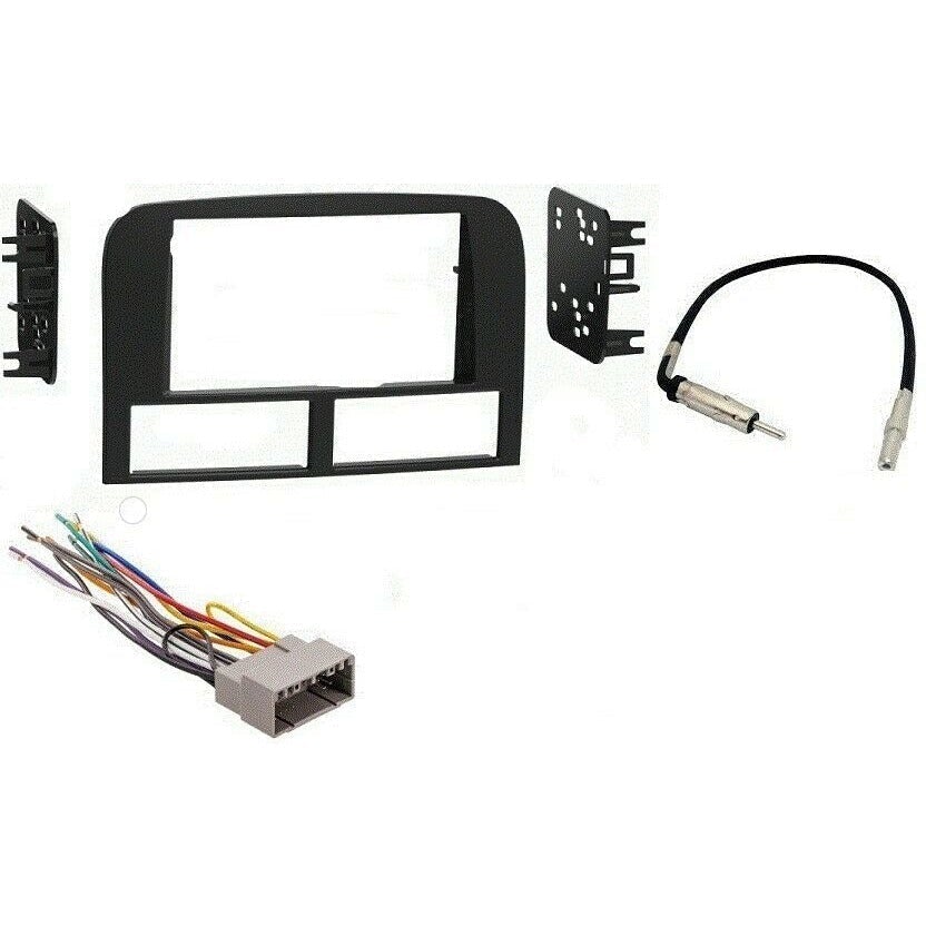 NEW Double Din Car Stereo Dash Radio Kit for 1999-2002 2003 2004 Jeep Cherokee