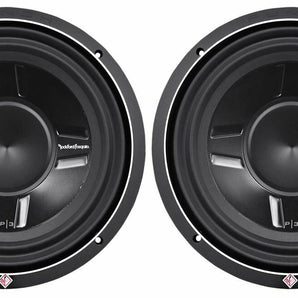 2 Rockford Fosgate Punch P3SD4-10 600W 10" Punch Series Dual 4-ohm Shallow Car Subwoofer