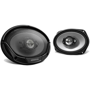 Kenwood KFC-6966S 6" x 9" 3-Way 400W Car Stereo Coaxial Speakers