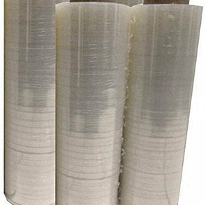 BM Paper 18" x 1500 Square Feet 80 Gauge 4 Rolls Pallet Wrap Stretch Film Hand Shrink Wrap