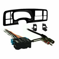 Thumbnail for Metra Double DIN Car Stereo Radio Install Dash Kit for 99-2002 Silverado/Sierra with Wiring and Antenna Connections