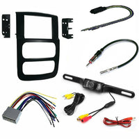 Thumbnail for Double DIN car stereo dash Install Kit for 02-05 RAM PICKUP TRUCK 1500 2500 3500 with Backup Camera