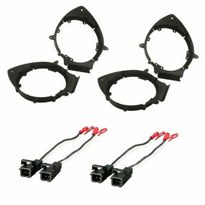Car Door Speaker Adapter 6.5" 6.75" Fit Cadillac Chevrolet GMC Speaker Harness