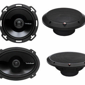 Rockford Fosgate P1650 6.5" 110W + P1692 6x9" 150W Car Audio Speakers
