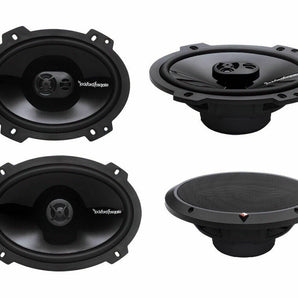 Rockford Fosgate P1683 6x8" 130W 3 Way + P1692 6x9" 150W Speakers