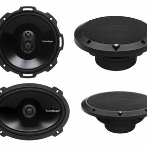 Rockford Fosgate P1675 6.75" 120W 3 Way + P1692 6x9" 150W 2 Way Speakers