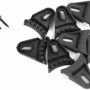 8 SPEAKER GRILL CLIPS SCREW PLASTIC WAFFLE SUBWOOFER FITS 6" 8" 10" 12" 15" 18"
