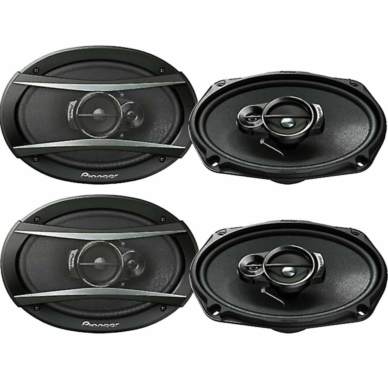 4 x Pioneer TS-A6966R 6x9" 420-Watt 3-Way Car Coaxial Speakers (2 Pairs)