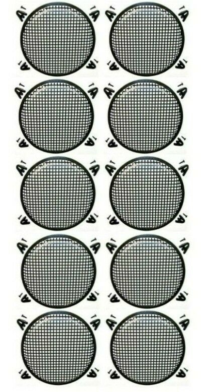 10 XP Audio 10" Subwoofer Metal Mesh Cover Waffle Speaker Grill Protect Guard D