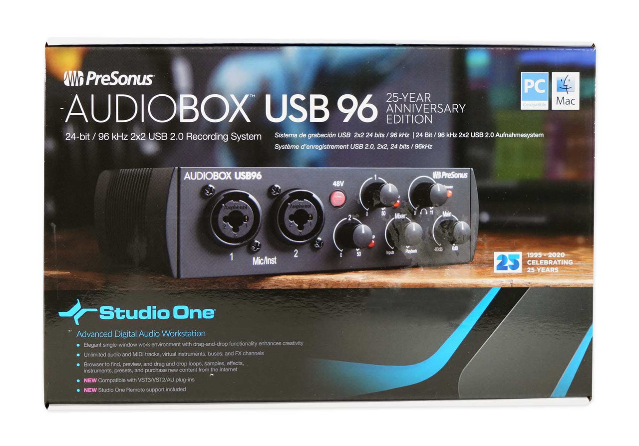 PRESONUS AUDIOBOX 96 Audio Interface For Zoom Video Conference Streaming