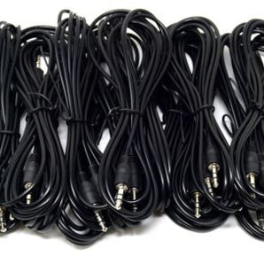 10 pcs American Terminal 3.5mm 6 ft male to male adapter cable ipod, mp3, smartphone, tablet