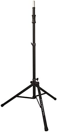 Ultimate Support TS-100B Air-Powered Series® Lift-assist Aluminum Tripod Speaker Stand with Integrated Speaker Adapter