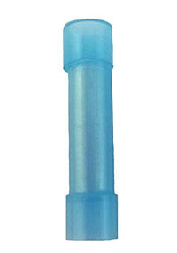 Thumbnail for Nylon 16-14 AWG Wire Connectors Electrical Crimp Butt Connector Fully Insulated Splice Wire Terminals Blue